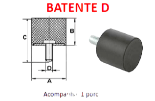Batentes Amortecedores de Vibração-D - Imagem 2