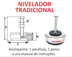 Nivelador e Amortecedor de Vibração Tradicional - Imagem 3