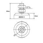 Nivelador e Amortecedor de Vibração Mini - Imagem 3
